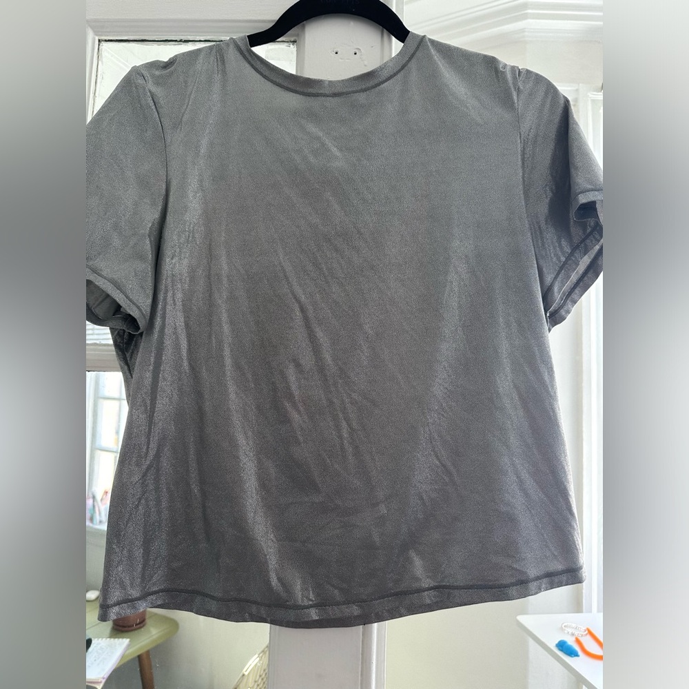 SKIMS fits everybody T with silver sparkle detailing